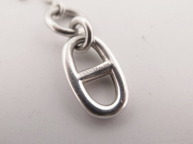 Collier collier HERMES pendentif chaine d'ancre h104141bv00 en argent 58 Facettes 267069