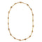 Collier Collier à maillons fantaisie Vintage en or jaune à maillons défilés Estate 58 Facettes G12257