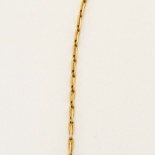 Collier Collier draperie or jaune et perles 58 Facettes NAR0151