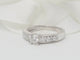 Bague 51 Bague solitaire en or blanc et diamant de 0,28 ct 58 Facettes F4581