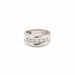 Bague 54 Bague jonc or blanc 5 Diamants 58 Facettes BD179