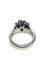 Bague 55 Bague marguerite or blanc saphir 1,62 ct et diamants 1,30 ct 58 Facettes 00081701