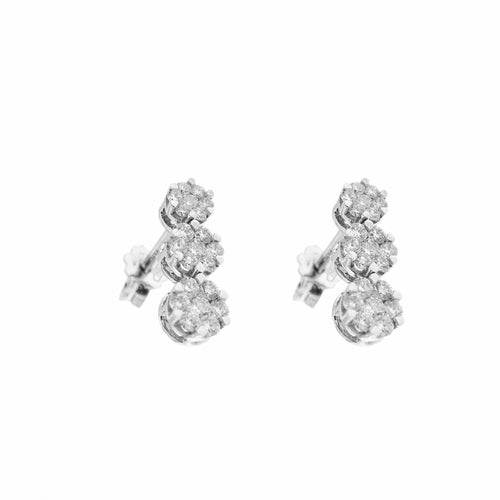 Boucles d'oreilles Boucles d'oreilles pendantes diamants 58 Facettes 28949