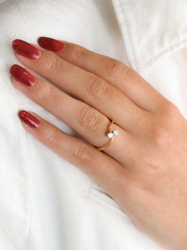 Bague 50 Bague vintage toi et moi diamants 58 Facettes 1CA0000010/1