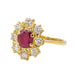 Bague 51 Bague Pompadour Or jaune Rubis 58 Facettes 3249823CN