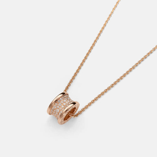 Collier BULGARI - Collier B.Zero1 en or rose et diamants 58 Facettes