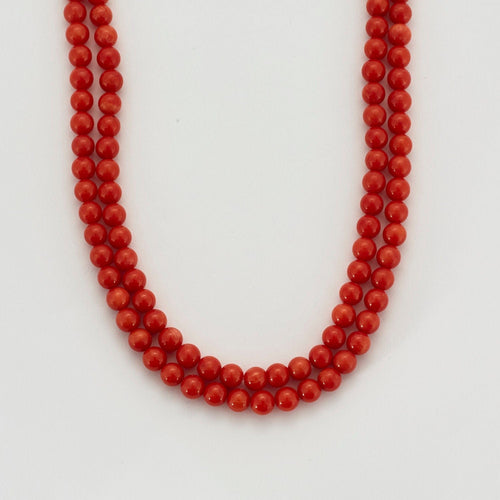 Collier Collier Corail 2 Rangs 58 Facettes