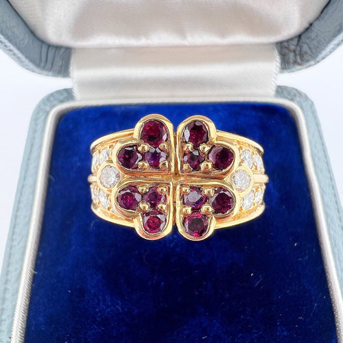 Boucheron - Bague Or Diamants Rubis 58 Facettes 239