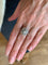Bague Flocon Diamants 1 Carat Or Gris 18 Carats 58 Facettes BD214