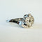 Bague 55 Bague Toi & Moi or gris, platine, diamant - 1930's 58 Facettes INV034