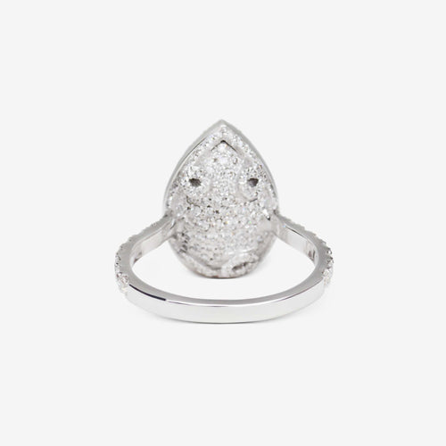 Bague Bague en saphir rose intense de 2,49 carats 58 Facettes 22646