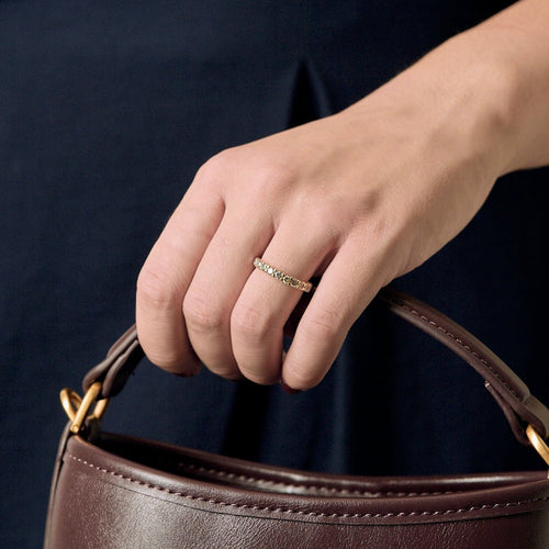 Pierścionek z żółtego złota Obrączka ślubna amerykański 