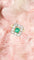 Bague 52 Bague Style Art Déco Emeraude Colombienne, Diamants 58 Facettes BEM47