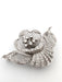 Broche Broche en or blanc et diamants 58 Facettes