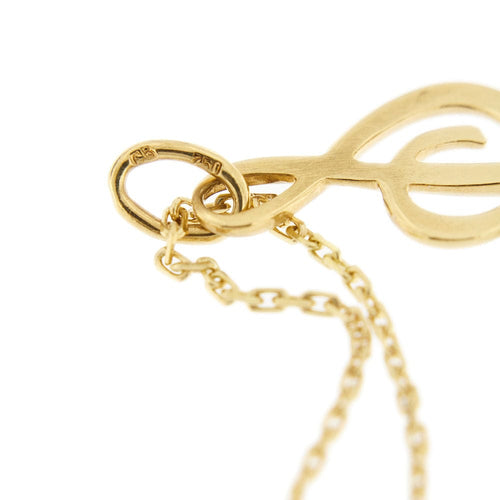 Collier Collier "clé de sol" Or jaune 58 Facettes 26895