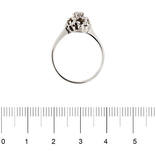 Bague 57 Bague solitaire avec diamants 0,24 ct 58 Facettes 35652