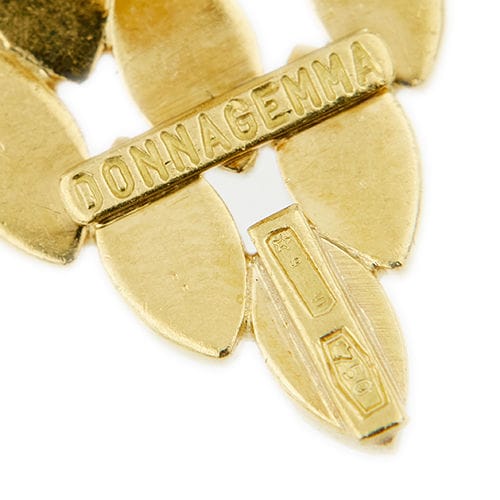 Boucles d'oreilles Boucles d'oreilles panthère en maille or jaune 58 Facettes 38668