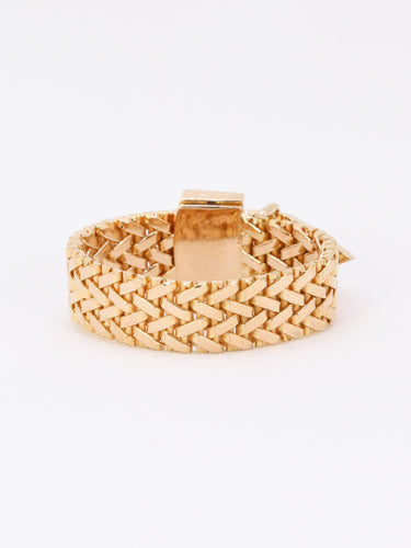 Bague 51 Bague vintage ceinture or jaune 58 Facettes 1034.7