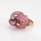 Double Rose Gold, Pink Sapphire Flamingo Ring