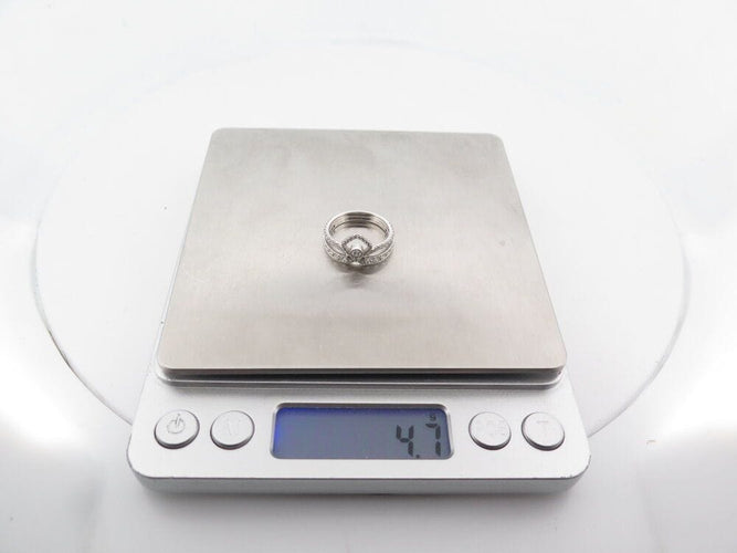 Bague 52 bague CHAUMET josephine diptyque en or blanc diamants 58 Facettes 261824