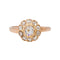 Bague 58 Bague Marguerite Or rose Diamant 58 Facettes 2975748CN