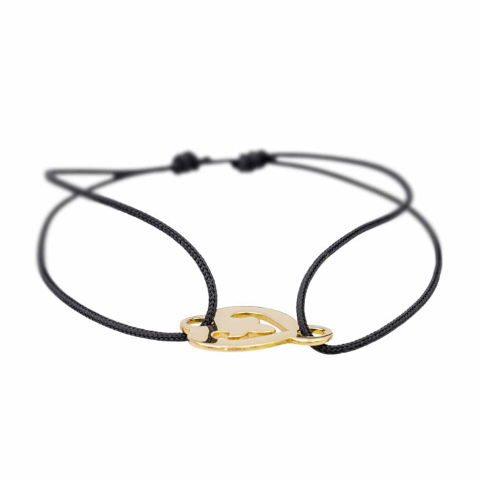 OJ Perrin Heart Legends Bracelet Yellow Gold