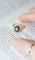 Bague 53 Bague Ovale Style Art Déco or jaune diamants saphirs 58 Facettes