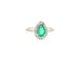 Bague Anello con smeraldo Colombia Ct 0,67 58 Facettes