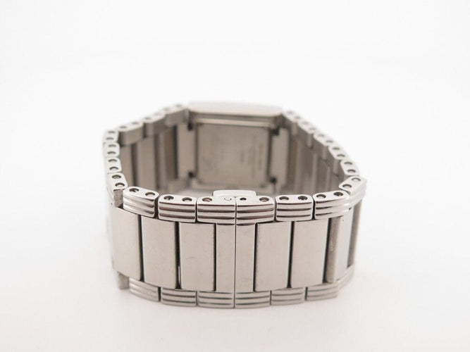 Montre montre POIRAY ma premiere manchette 27 mm quartz acier palladie 58 Facettes 259365