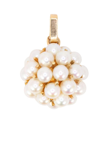 Pendentif Pendentif vintage boule de perles or jaune 58 Facettes 1099.4