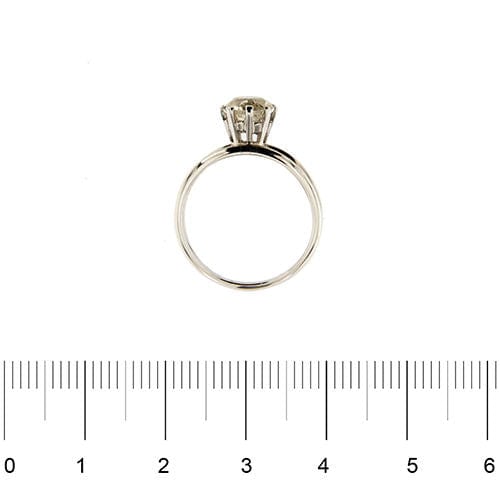 Bague 55 Bague solitaire en diamant de 1,56 ct 58 Facettes 35305