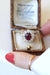 Bague 58 Bague Marguerite rubis Sang de Pigeon birman non chauffé 1.60 Cts et diamants 58 Facettes