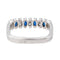 Bague 50 Bague Or blanc, Platine Saphir, Diamant 58 Facettes 3417085CN