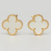 Boucles d'oreilles Van Cleef & Arpels - Boucles d’oreilles Vintage Alhambra Nacre en or jaune 58 Facettes vca-erg-yg-vamop