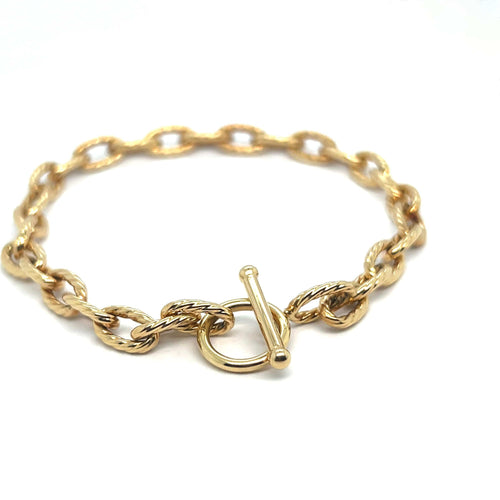 Bracelet Bracelet chaîne en or jaune 58 Facettes