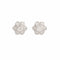 Boucles d'oreilles Boucles d'Oreilles Marguerite Diamants 1 Carat Or Gris 18 Carats 58 Facettes BO255