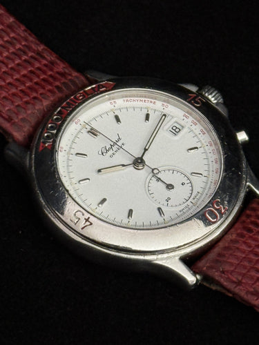 Montre CHOPARD - Mille Miglia Monopoussoir Chronograph watch - Ref. 8141 - Vintage 58 Facettes