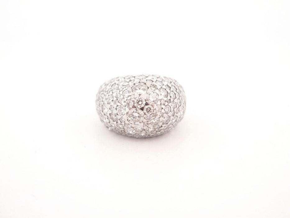 Bague 53 bague DE BEERS ice on fire en or blanc et diamant 58 Facettes 264198