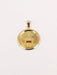 Pendentif AUGIS - Médaille amour ronde or jaune diamant rubis 58 Facettes J517