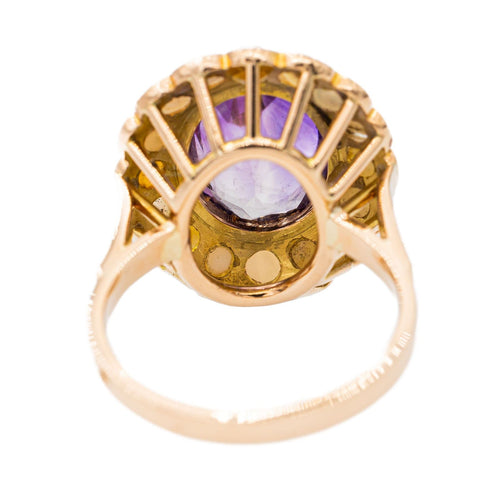 Bague 53 Bague Cocktail Or rose Améthyste 58 Facettes 2871071CN