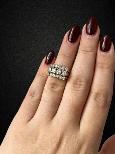 Bague Fascione in Oro Giallo con Diamanti 58 Facettes