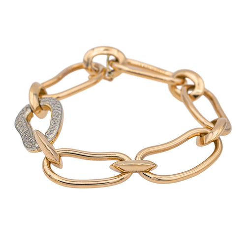 Bracelet Bracelet Or rose, Or blanc Diamant 58 Facettes 3849480CN