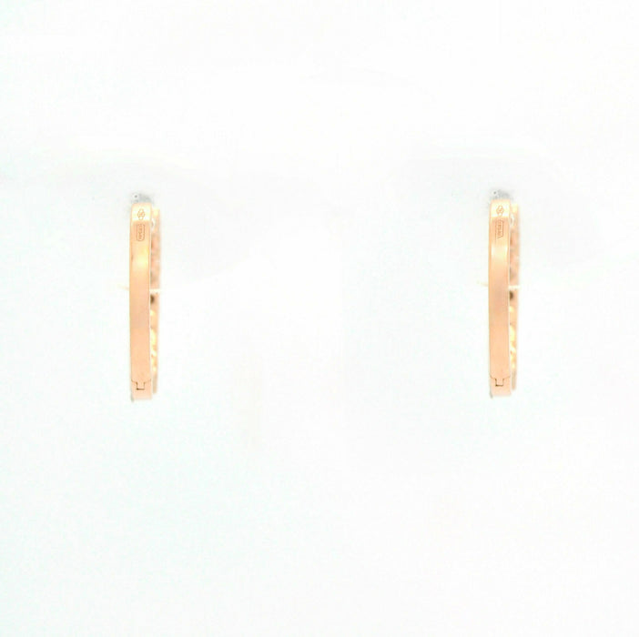 Boucles d'oreilles Boucles d'oreilles en or rose et diamants 58 Facettes