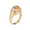 Bague Bague victorienne ancienne en or jaune 14 carats, ornée d'une opale gelée, taille 6. Bijou vintage de grande qualité. 58 Facettes G14138