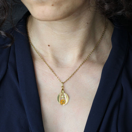 Pendentif Pendentif ancien à la rose 58 Facettes 25-094