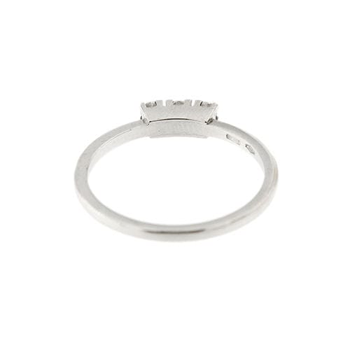 Bague Bague trilogie sertie de diamants de 0,24 ct 58 Facettes 31998