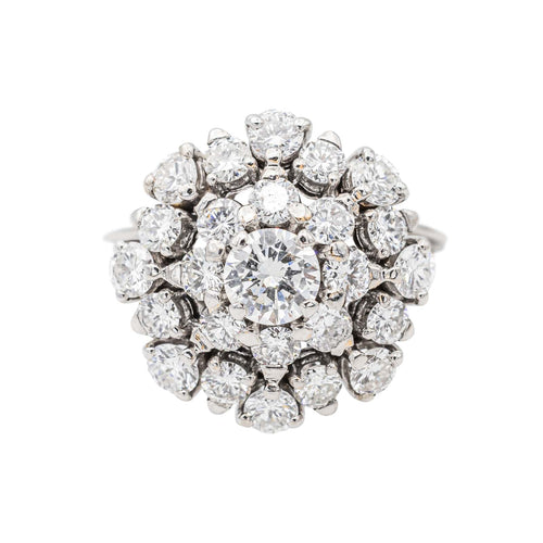 Bague 50.5 Bague Marguerite Or blanc Diamant 58 Facettes 3023854CN
