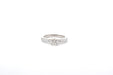 Bague Solitaire diamants or blanc 58 Facettes 26222