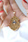 Pendentif Médaillon Broche Arabesques Ancien Perles Fines et Diamants Or Rose 58 Facettes
