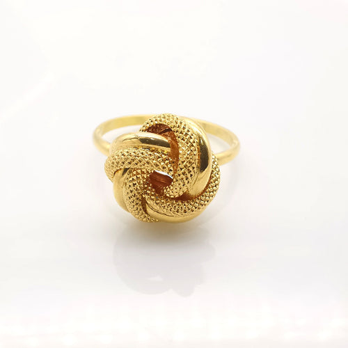 Bague 58 Bague en or jaune 18 carats 58 Facettes